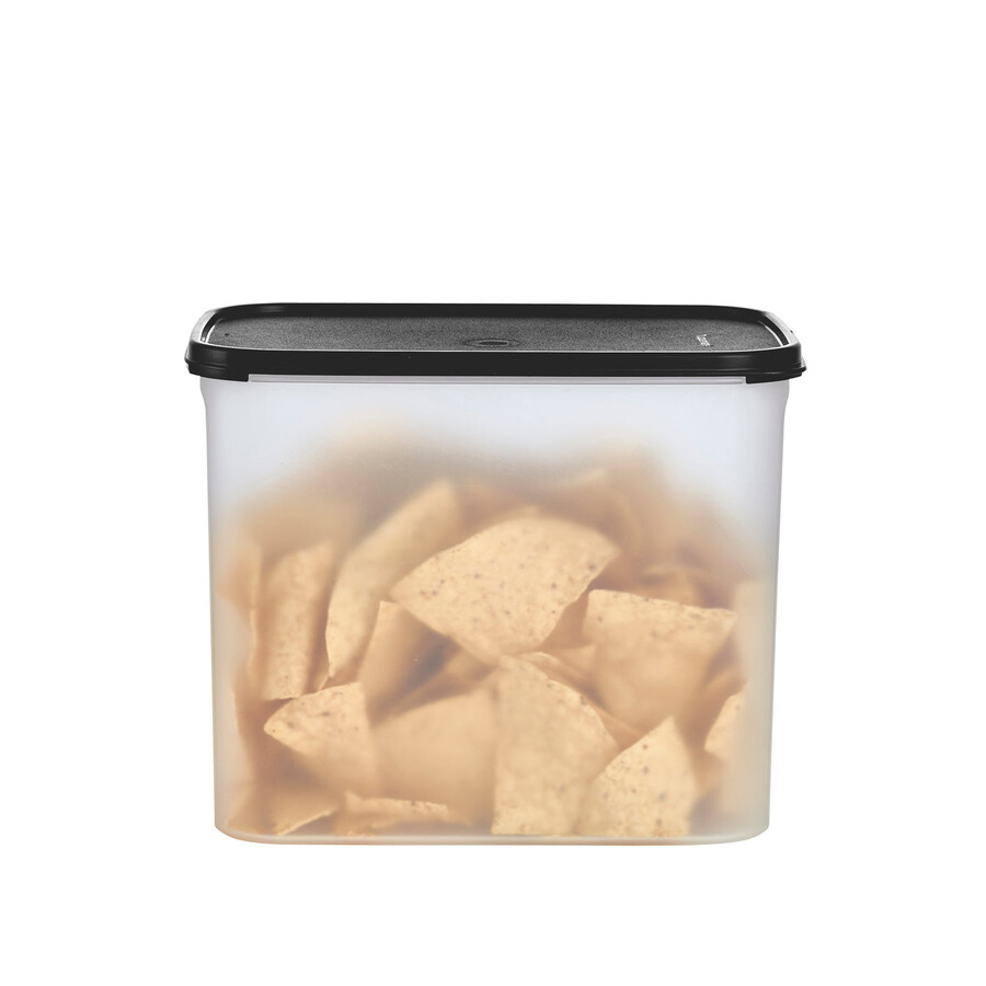 tupperware modular mates rectangular 4 contenedor para almacenar alimentos negro azabache