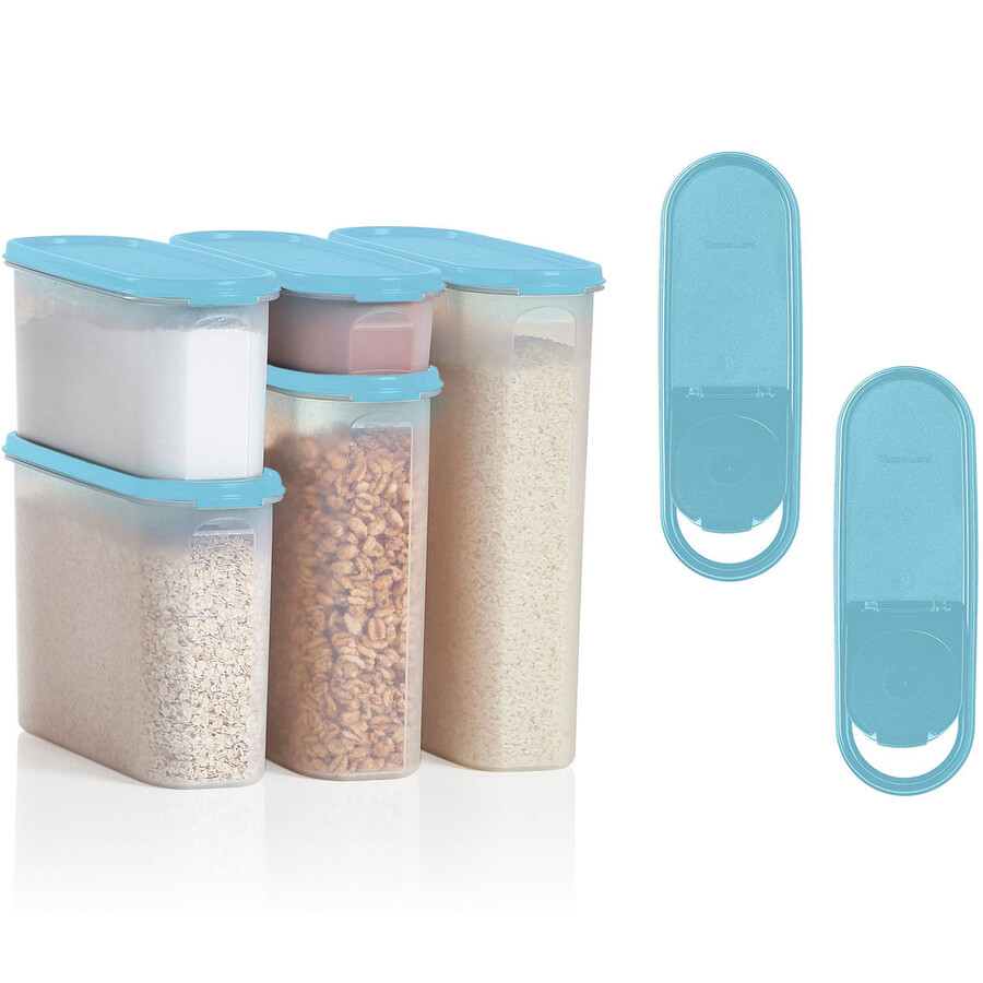 juego tupperware modular mates super ovalado negro azabache