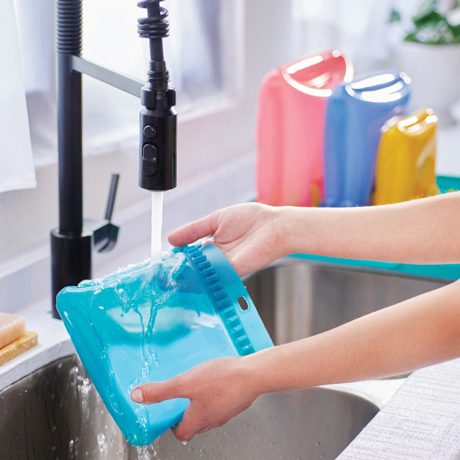 bolsa de silicona con base set caramelo suave transparente azul básico transparente verde misterioso transparente papaya agua