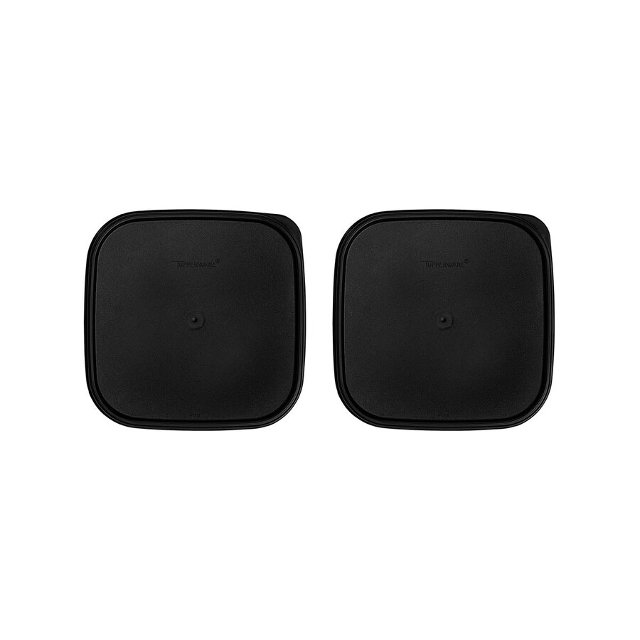 sellos cuadrados tupperware modular mates negro azabache