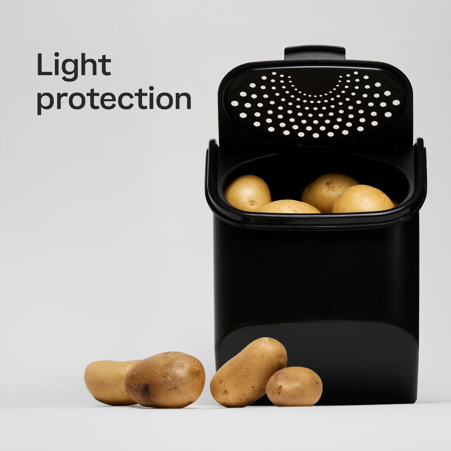 contenedor potato smart negro azabache