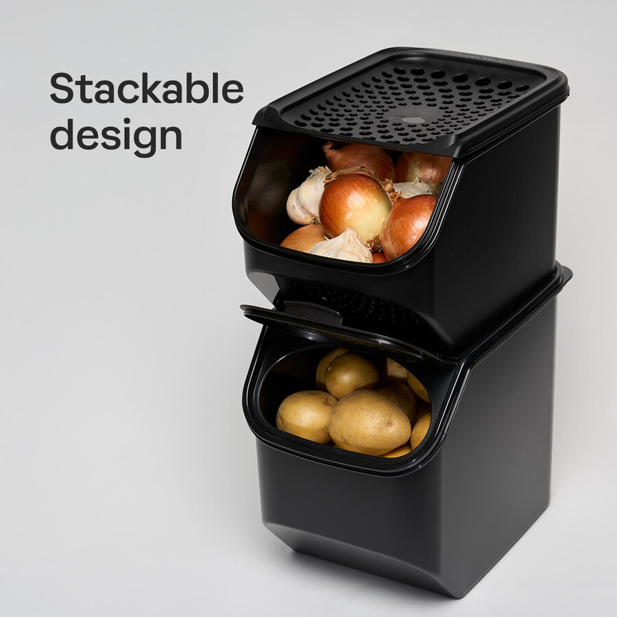 contenedor potato smart negro azabache