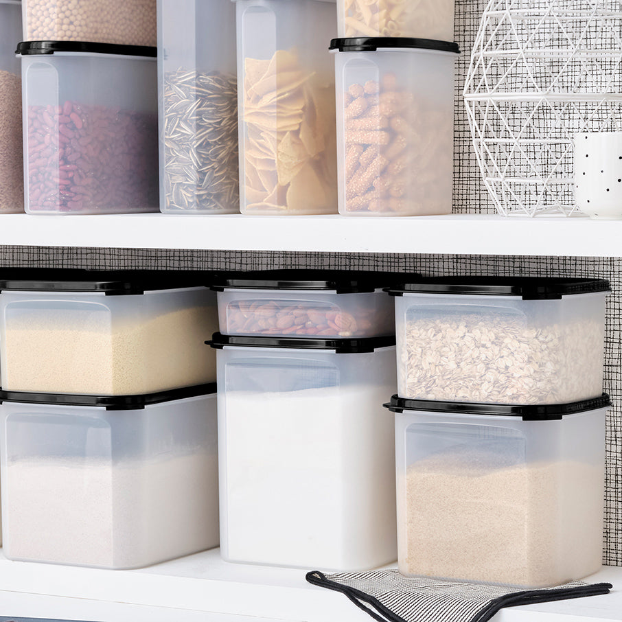 tupperware modular mates square 1 recipiente para almacenar alimentos negro azabache
