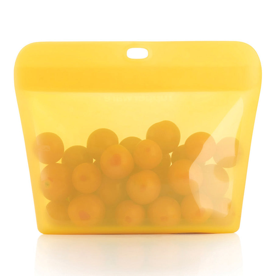 bolsa de silicona ultimate stand-up pequeña amarilla