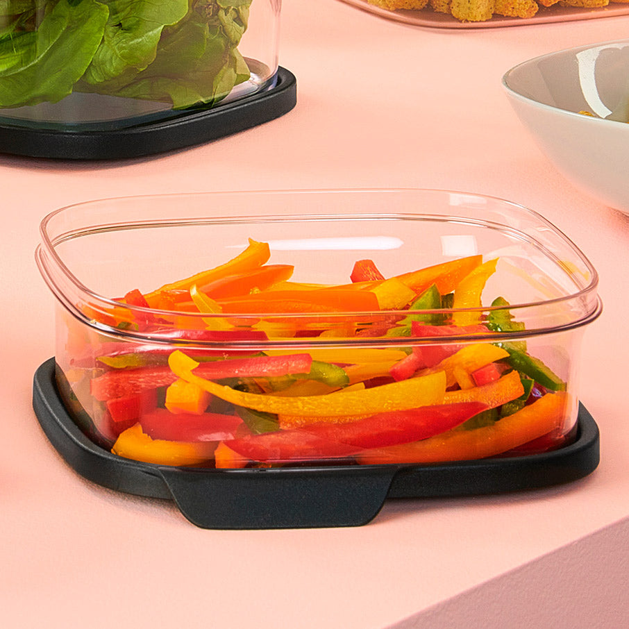 tupperware ultra clear square 3¼ tazas 825 ml cosmos sello