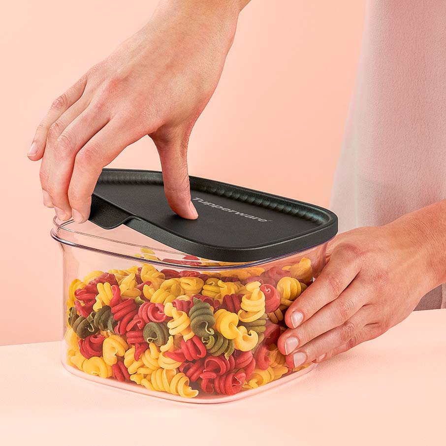 tupperware ultra clear square 7 tazas 1.7 l cosmos con sello