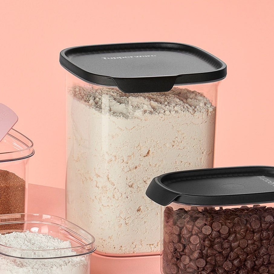 tupperware ultra clear square 15 tazas 3.6 l cosmos con sello