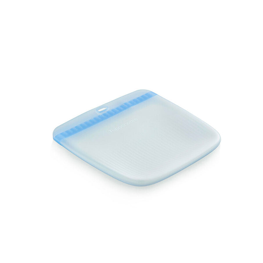 bolso fino de silicona ultimate mediano aguamarina transparente