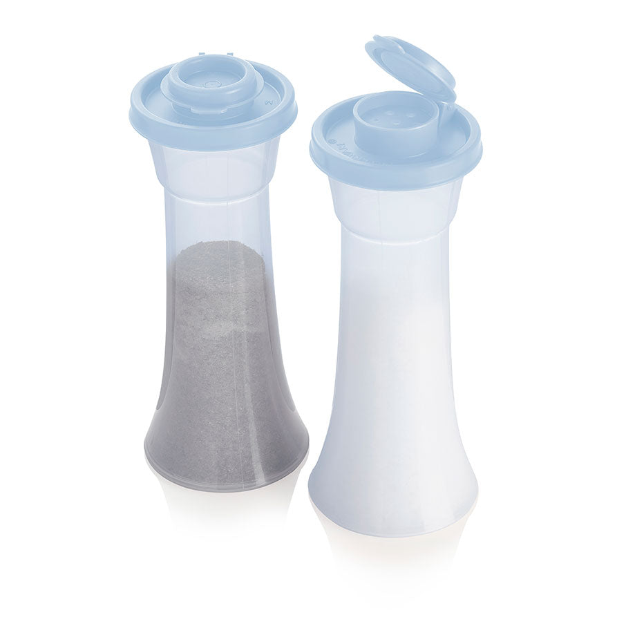 salero y pimentero con forma de reloj de arena grande icelandic mist