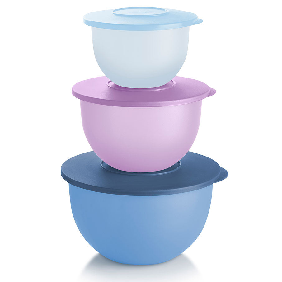 juego de tazones tupperware impressions classic sorbete libélula niebla islandesa