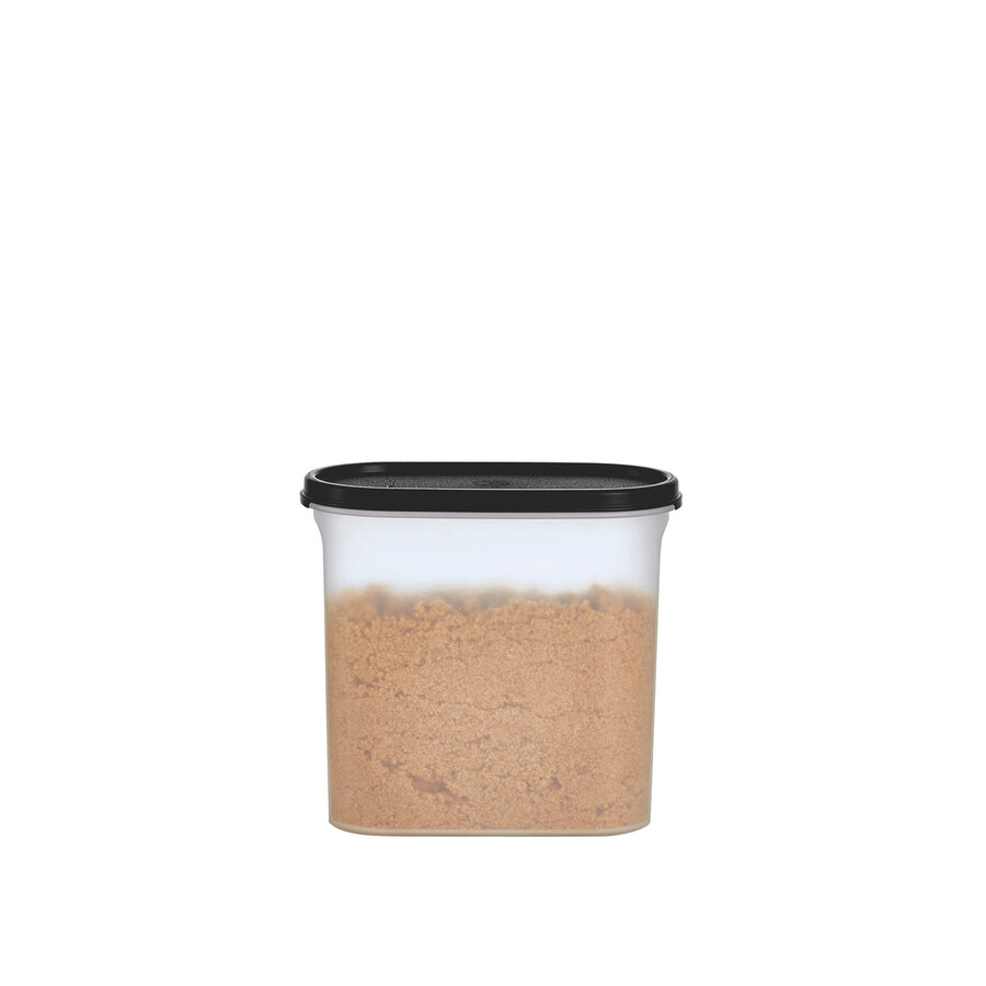 tupperware modular mates oval 3 recipiente para almacenar alimentos negro azabache