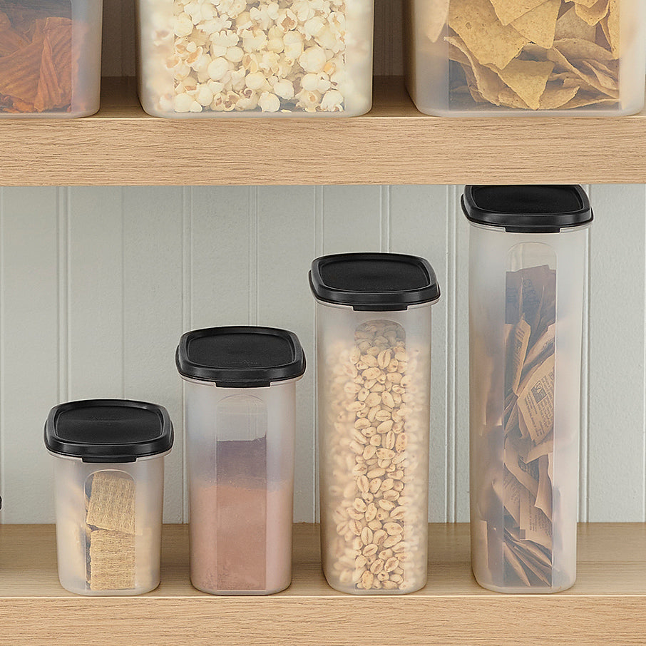 tupperware modular mates oval 3 recipiente para almacenar alimentos negro azabache