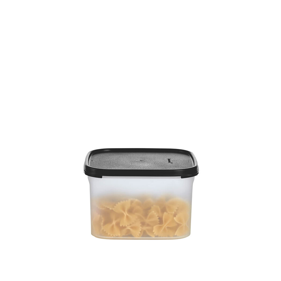 tupperware modular mates square 2 recipiente para almacenar alimentos negro azabache