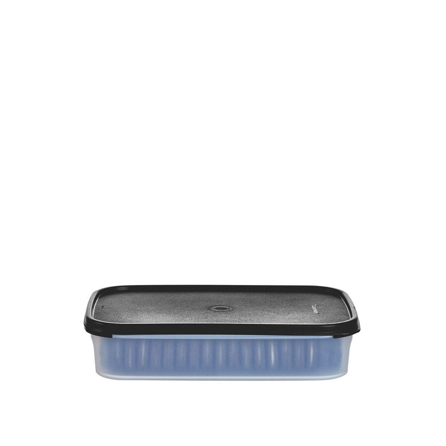 tupperware modular mates rectangular 1 contenedor para almacenar alimentos negro azabache