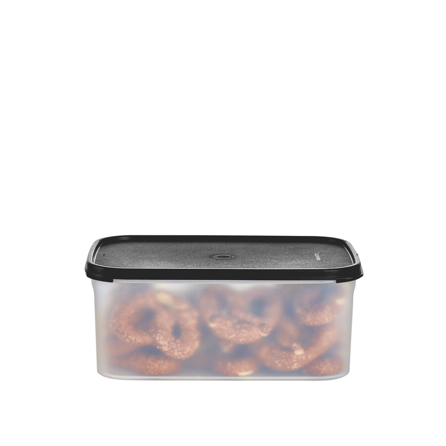 tupperware modular mates rectangular 2 contenedor para almacenar alimentos negro azabache