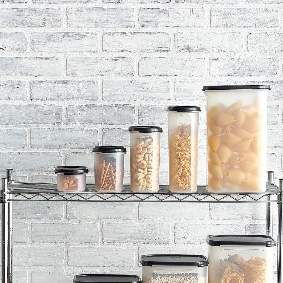 tupperware modular mates ovalado 5 recipiente para almacenar alimentos negro azabache