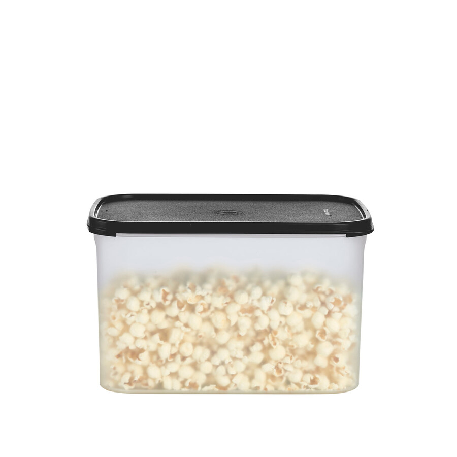 tupperware modular mates rectangular 3 contenedor para almacenar alimentos negro azabache