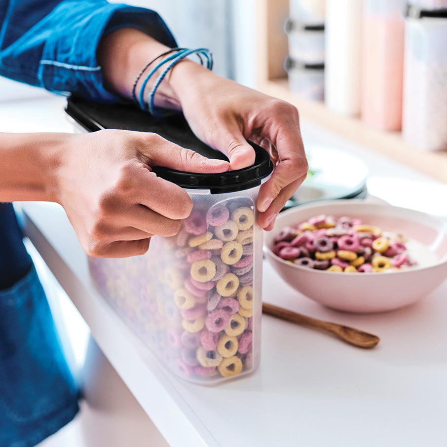 tupperware modular mates super oval 3 recipiente para almacenar alimentos negro azabache