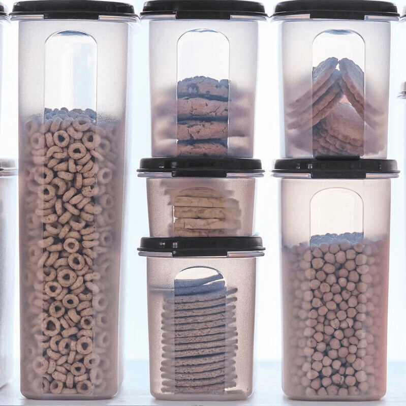 tupperware modular mates super oval 2 recipiente para almacenar alimentos negro azabache
