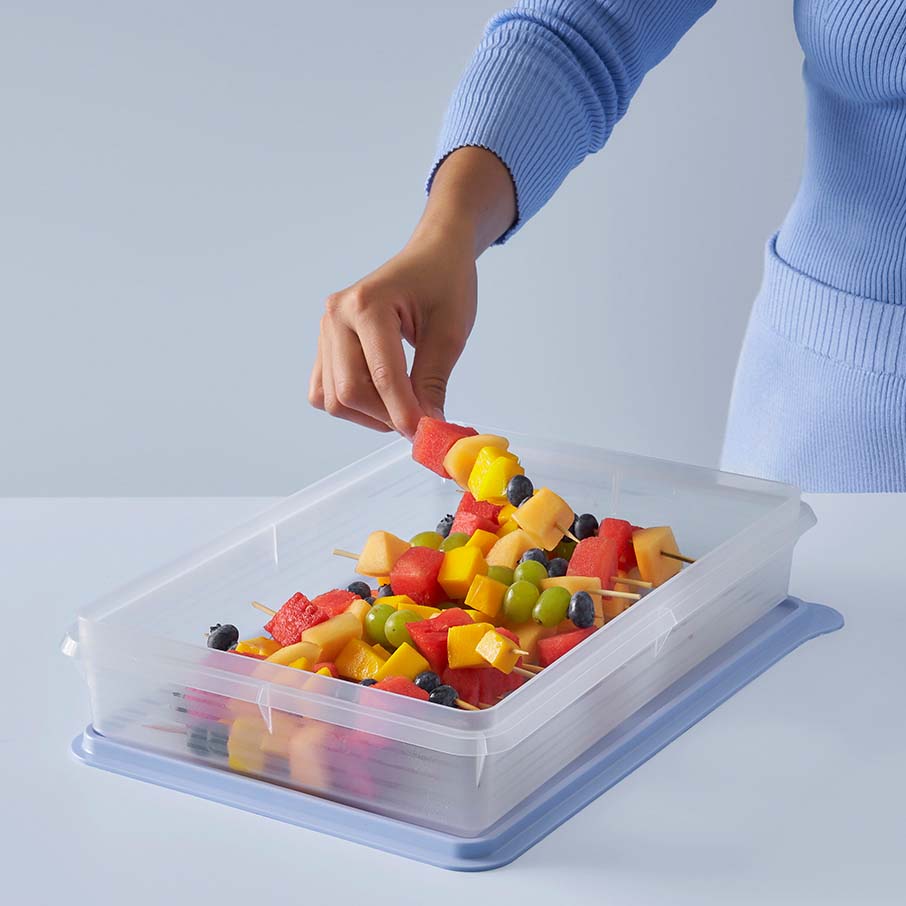 tupperware snack-stor recipiente hermético grande para almacenar alimentos cubito de hielo