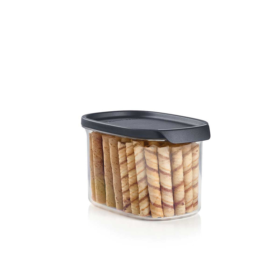 tupperware ultra clear oval 4½ tazas 1 l cosmos con sello