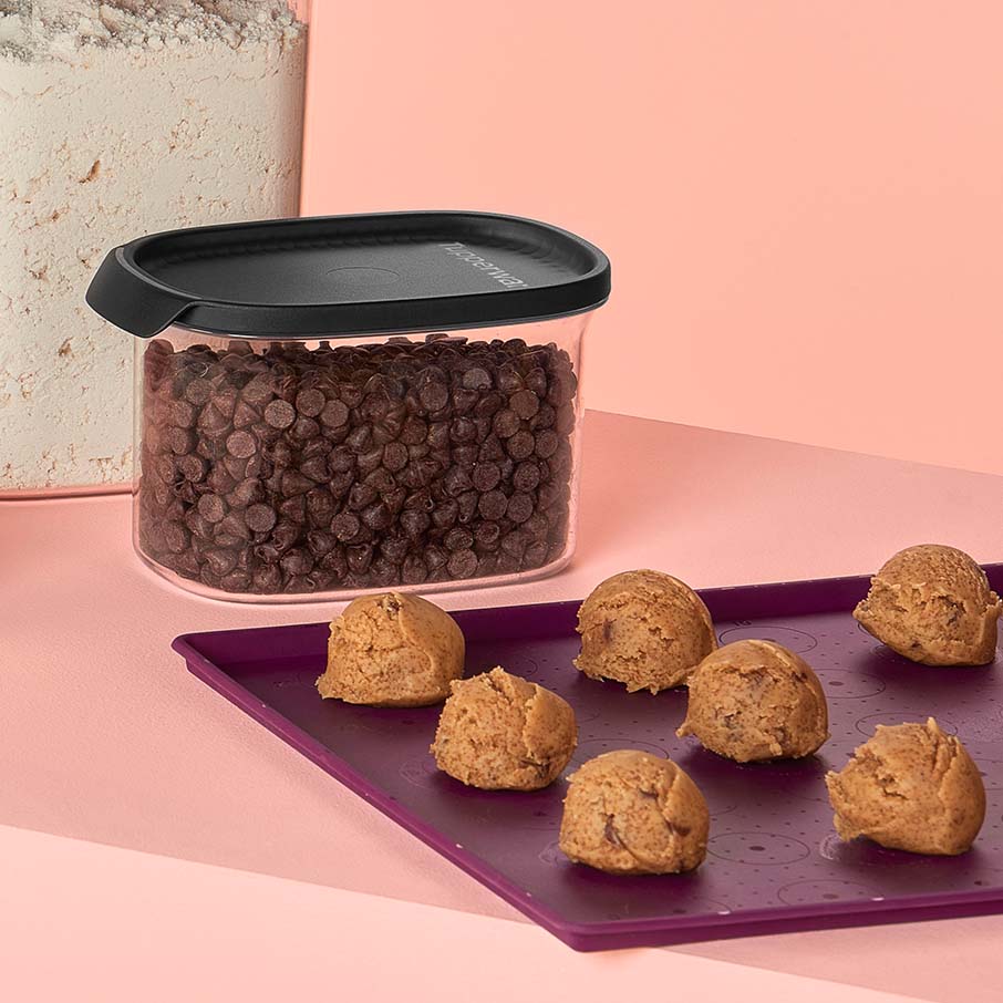 tupperware ultra clear oval 4½ tazas 1 l cosmos con sello