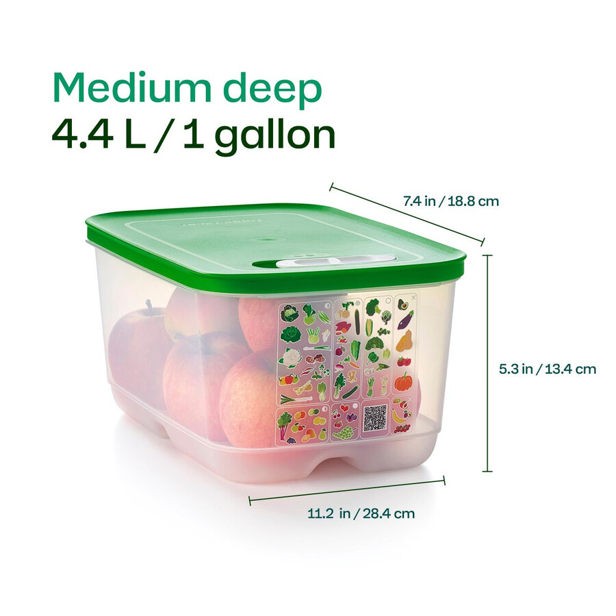 fridgesmart de profundidad media verde invierno