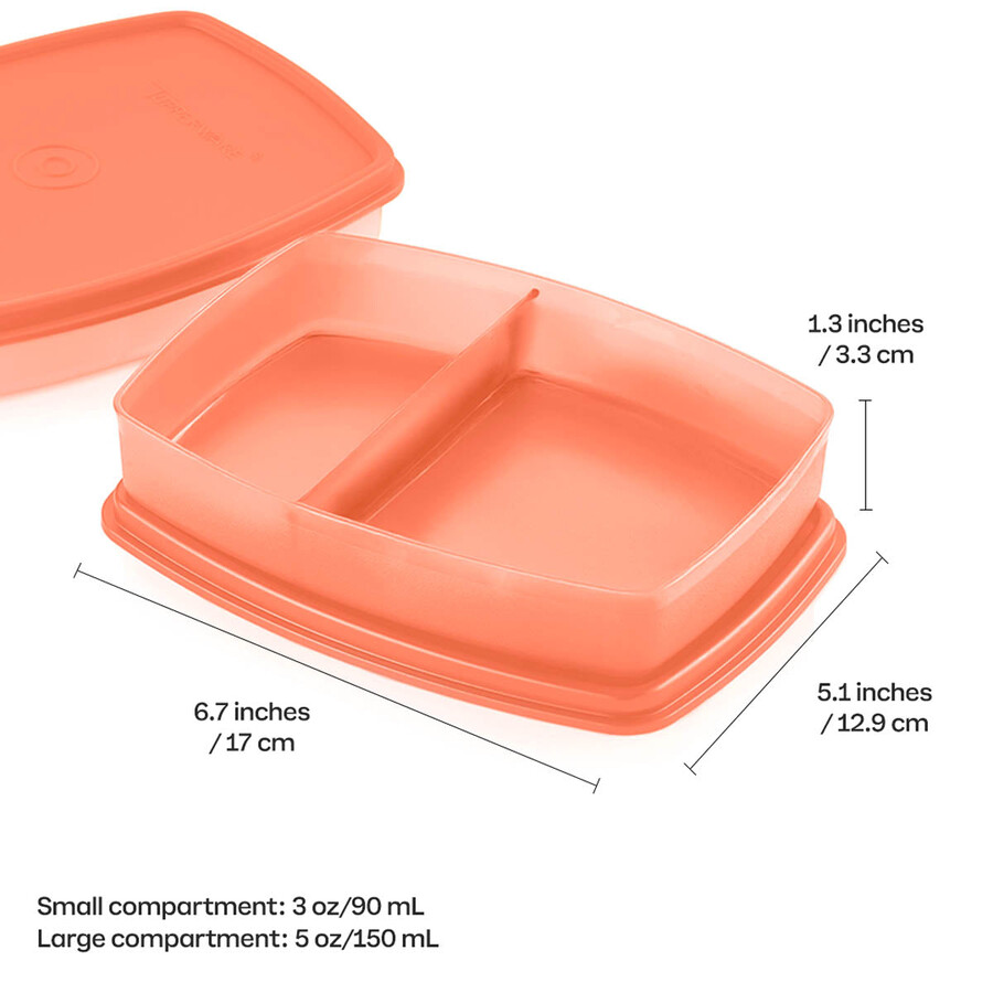 juego de recipientes lado a lado tupperware