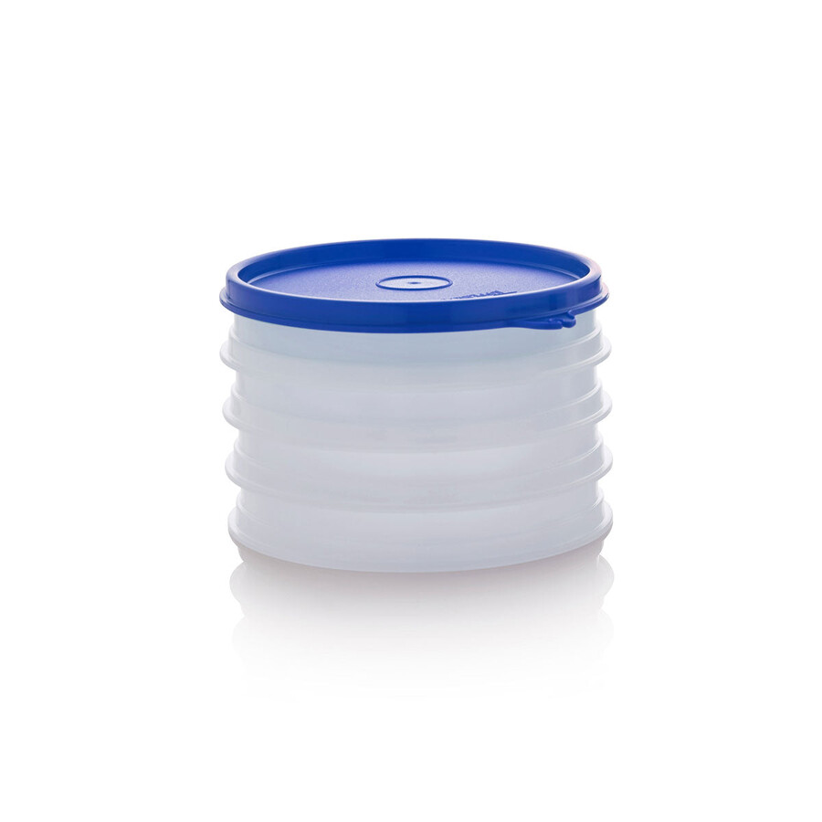 juego de recipientes para hamburguesas tupperware contenedor grande para hamburguesas azul brillante