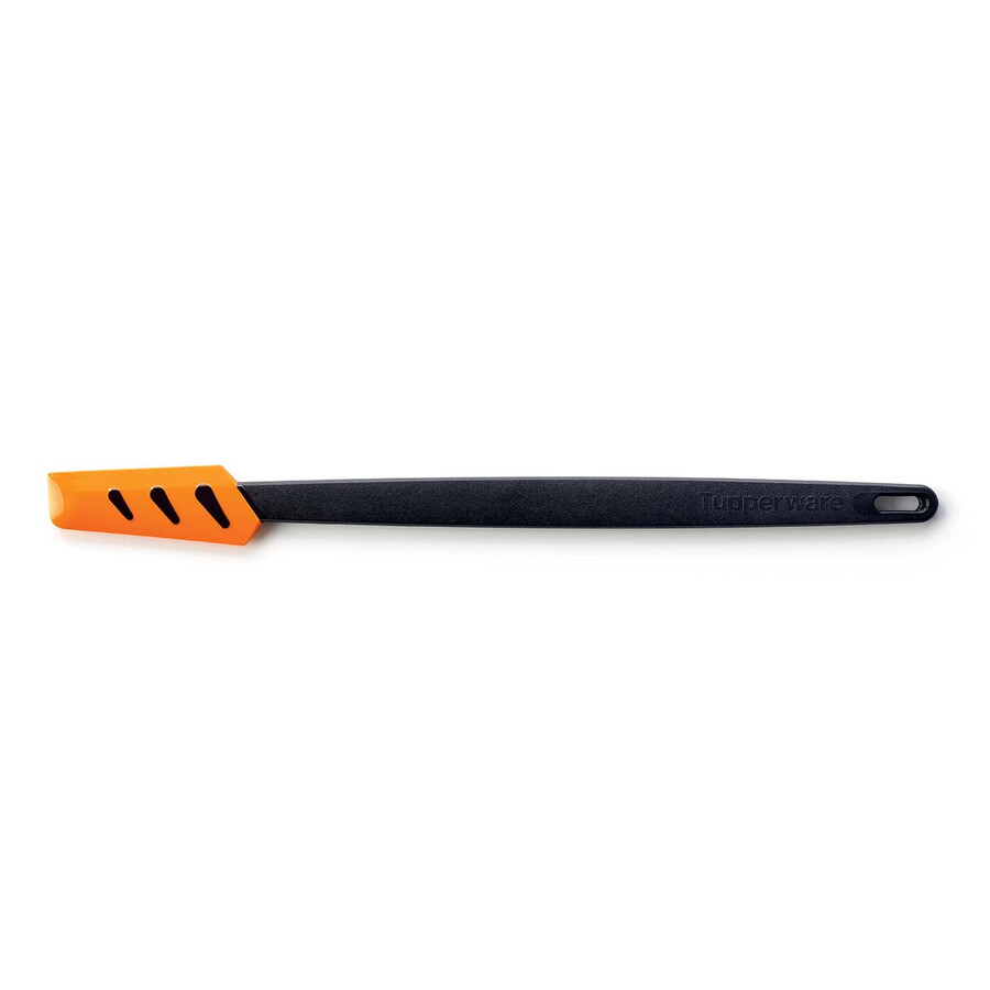 espátula fina de silicona piel de naranja negro azabache
