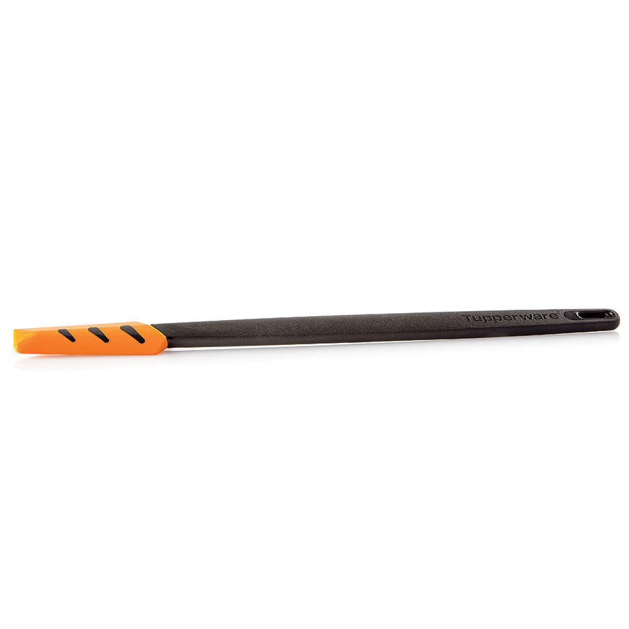 espátula fina de silicona piel de naranja negro azabache