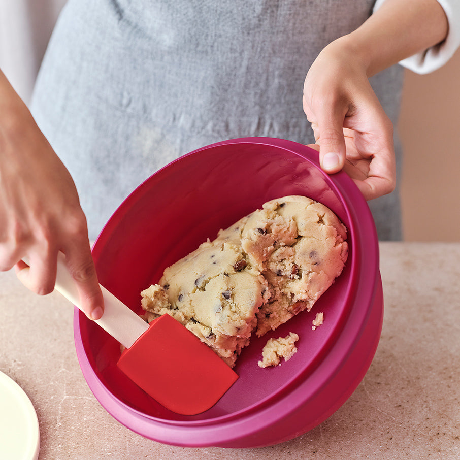 espátula de silicona clásica tupperware resistente al calor y a las manchas