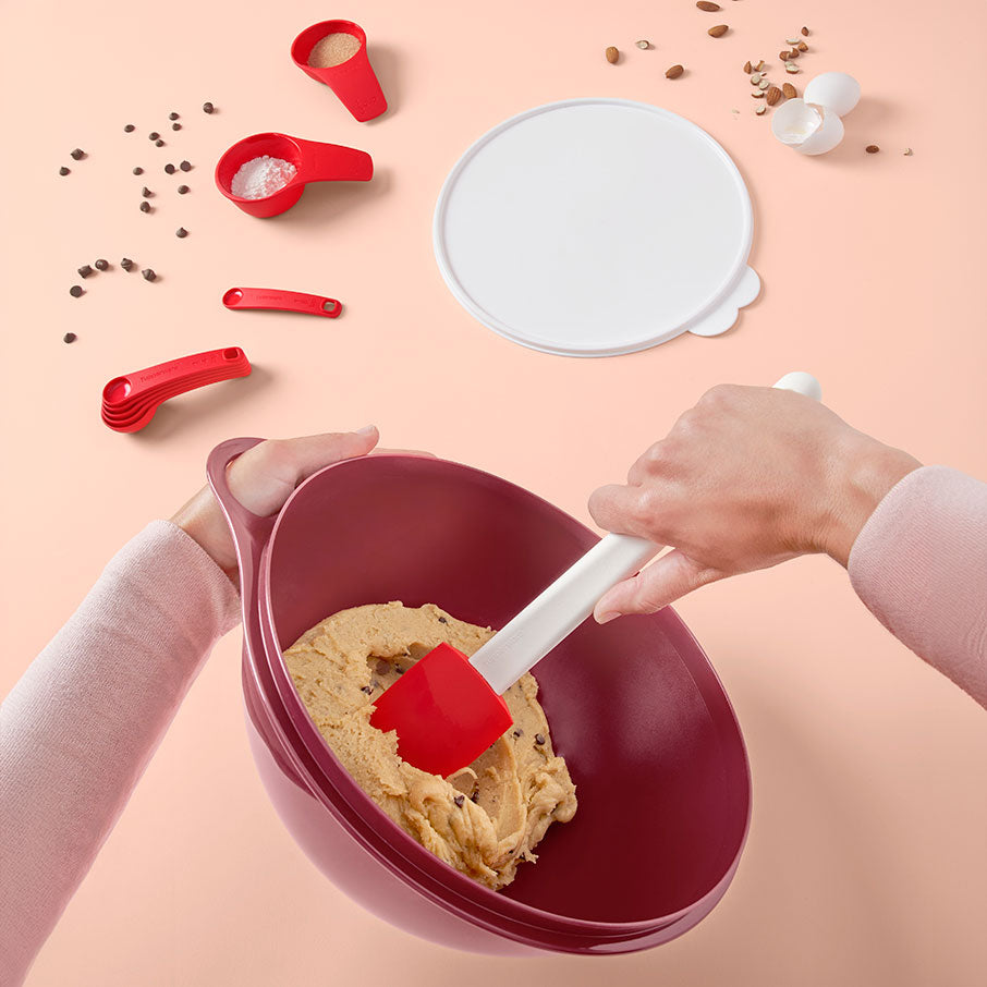 tupperware thatsa tazón mediano hermético a prueba de fugas 19 tazas45 l burdeos