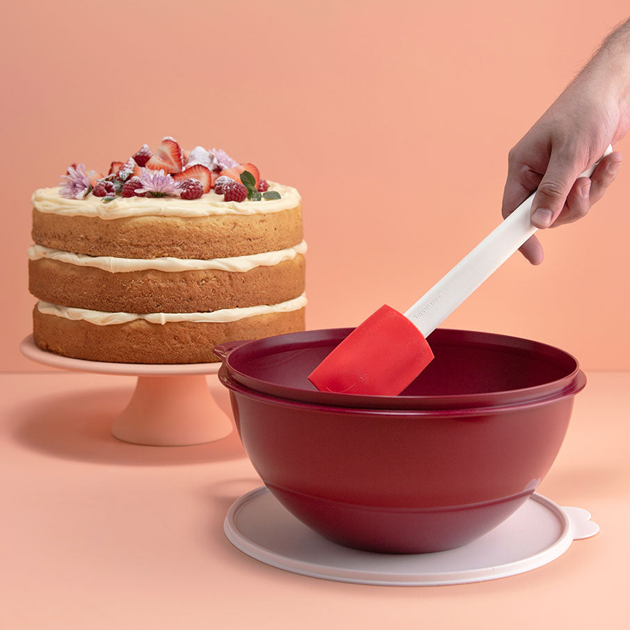 tupperware thatsa tazón mediano hermético a prueba de fugas 19 tazas45 l burdeos