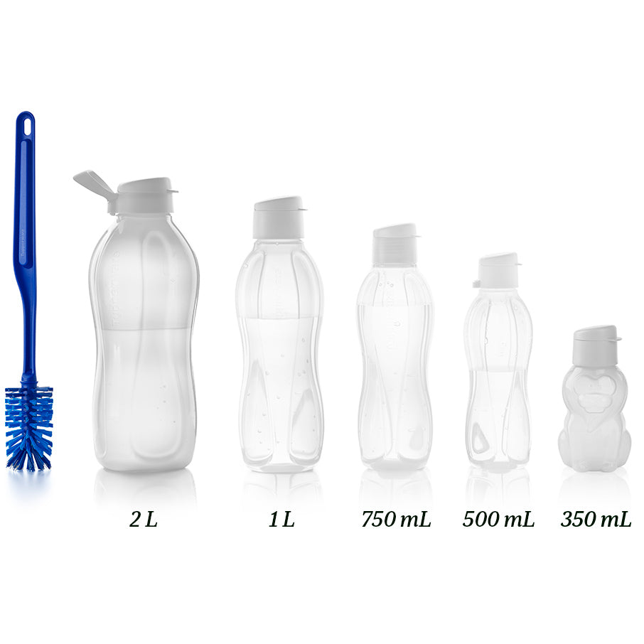 cepillo ecológico para botellas azul tokio