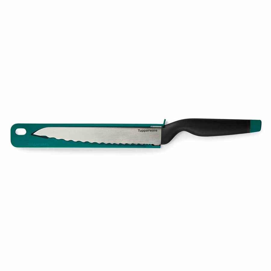 cuchillo para pan tupperware amazing series verde misterioso