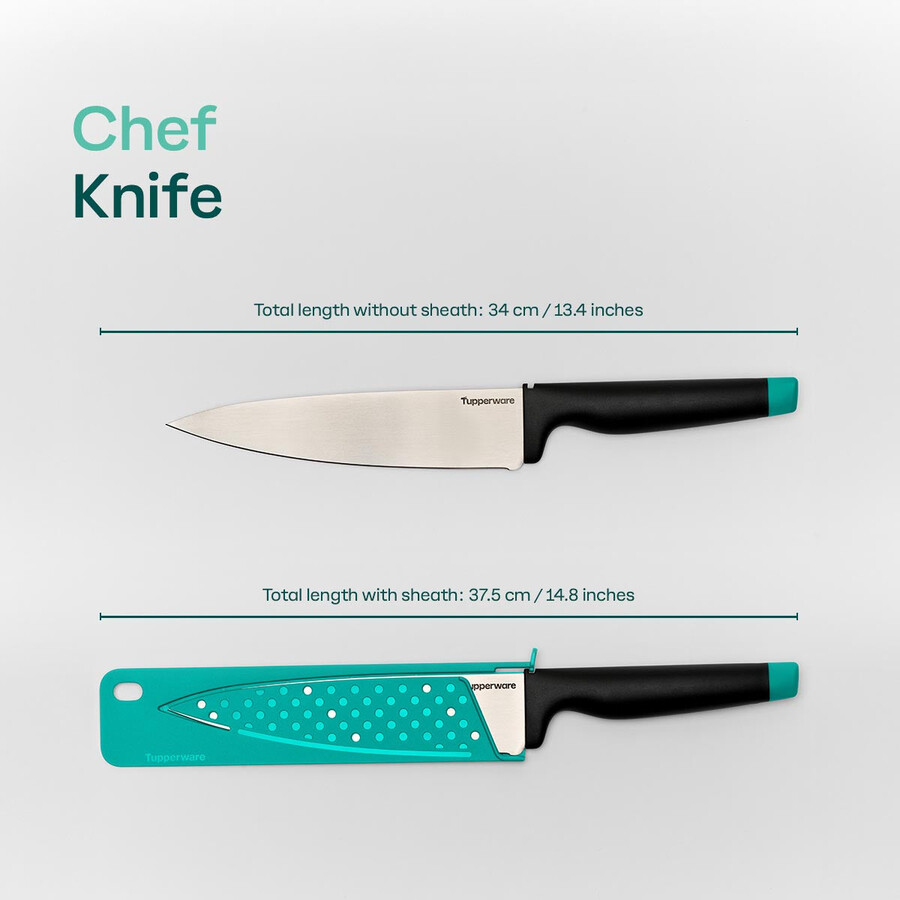 cuchillo de chef tupperware amazing series pez loro