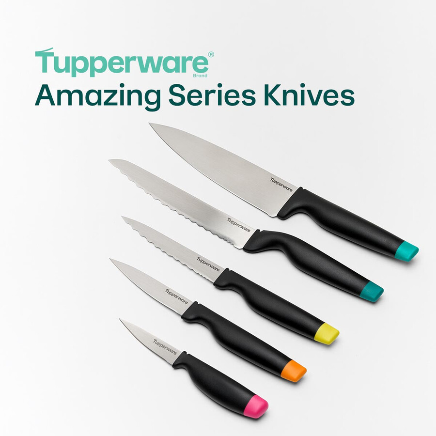 cuchillo de chef tupperware amazing series pez loro