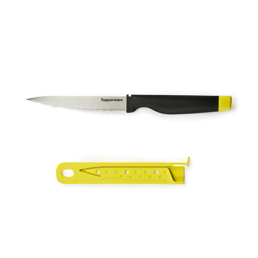 cuchillo multiusos dentado tupperware amazing series limón