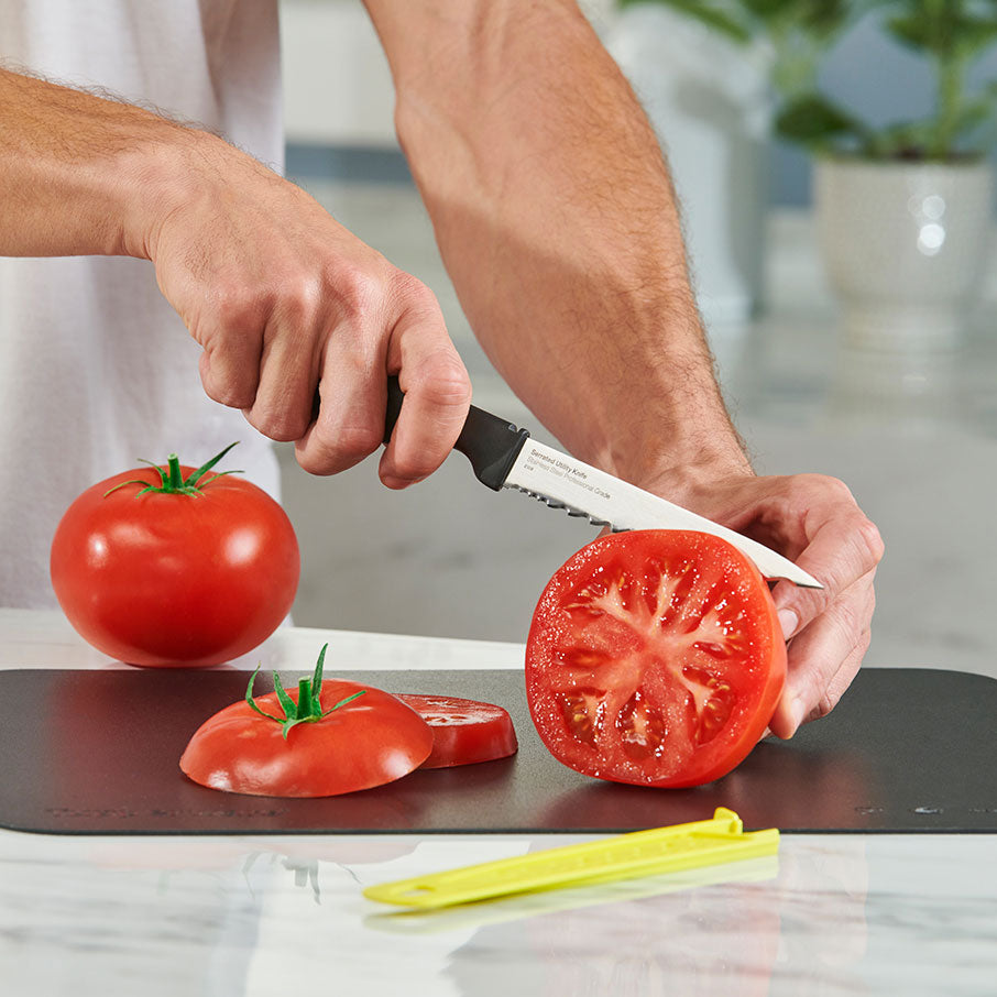 cuchillo multiusos dentado tupperware amazing series limón