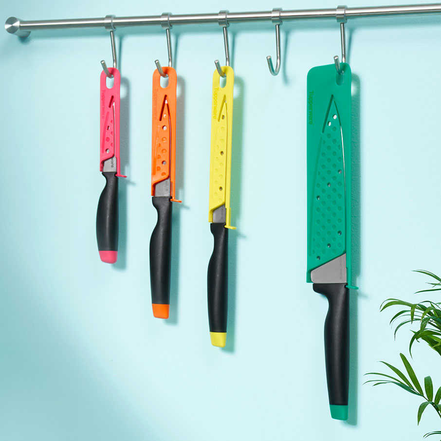 cuchillo multiusos tupperware amazing series cáscara de naranja