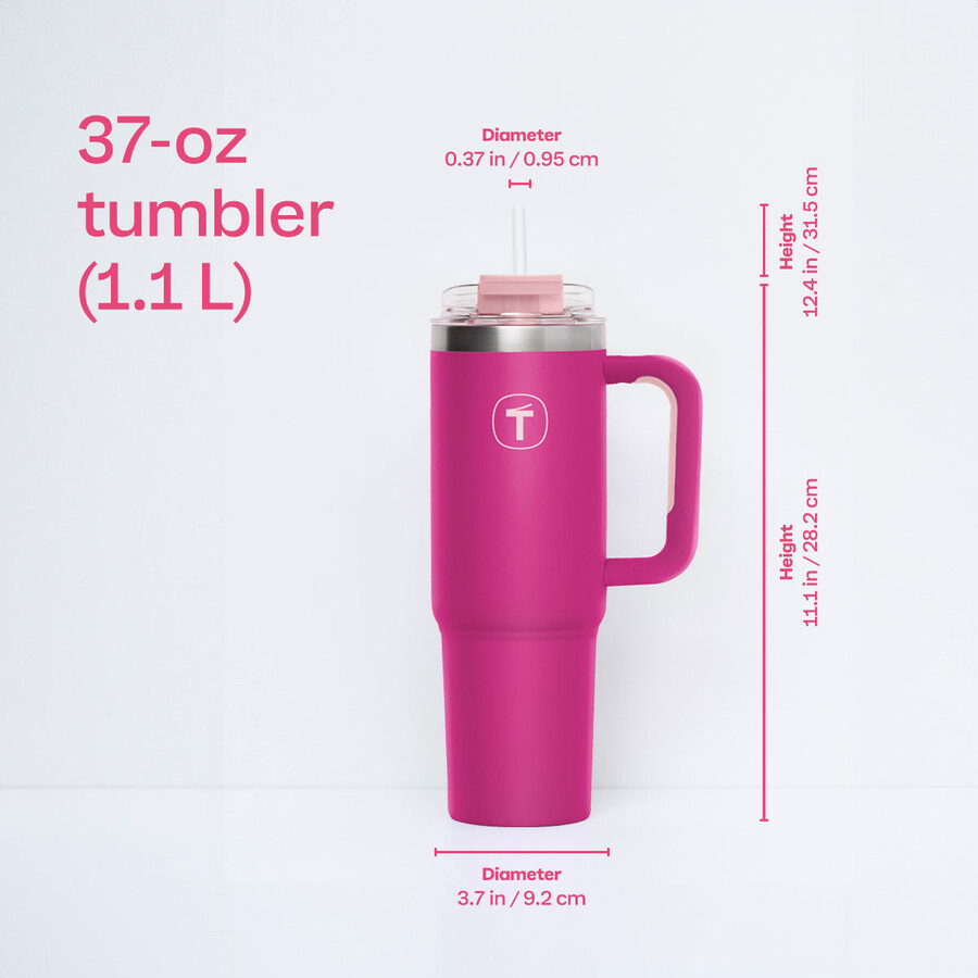 vaso tupperware big t 1.1 l 37 oz fucsia