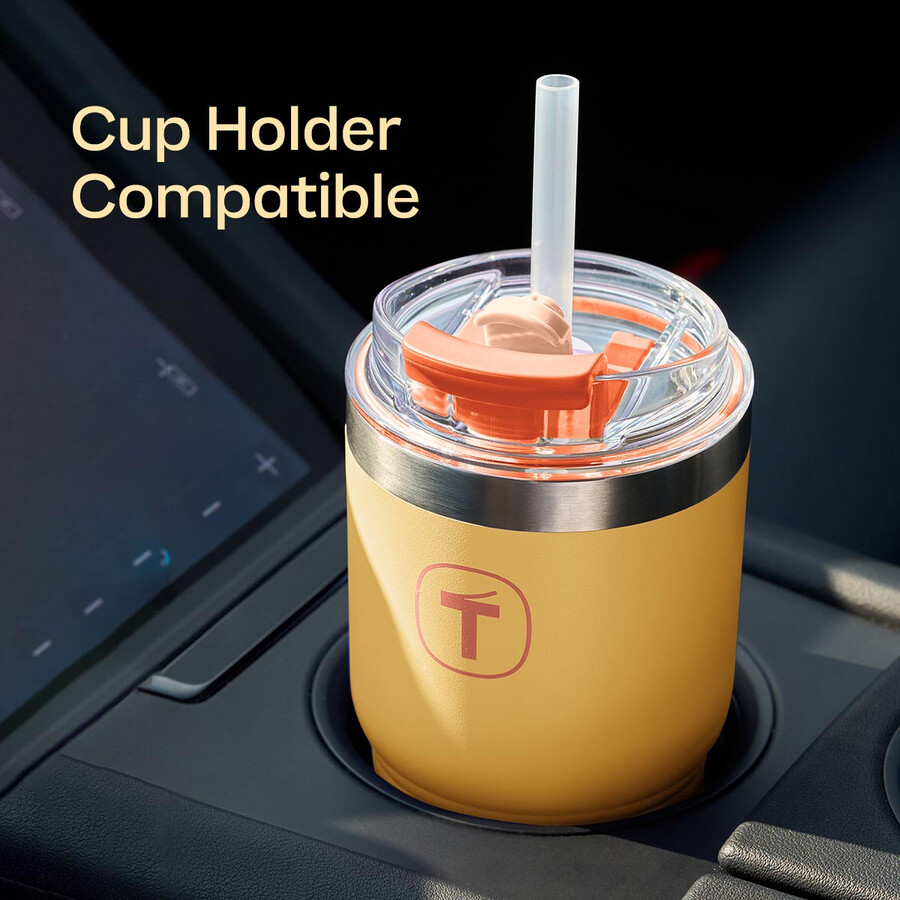 vaso tupperware big t 630 ml naranja atardecer