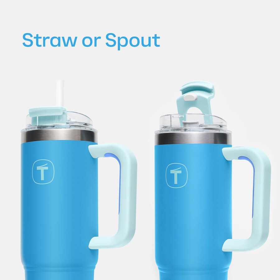 vaso tupperware big t 37 oz 1.1 l azul
