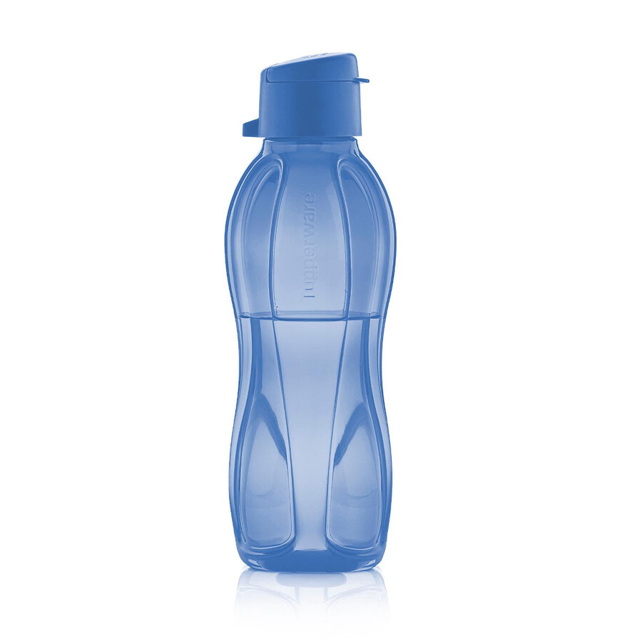 botella eco pequeña azul