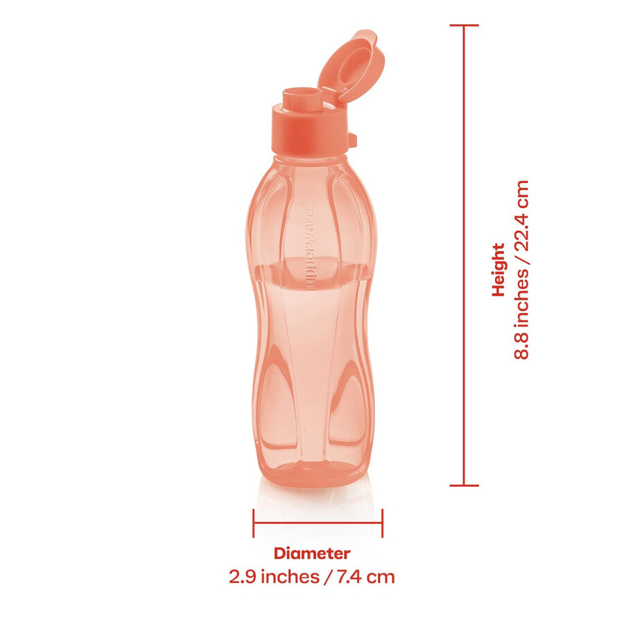 botella eco pequeña naranja