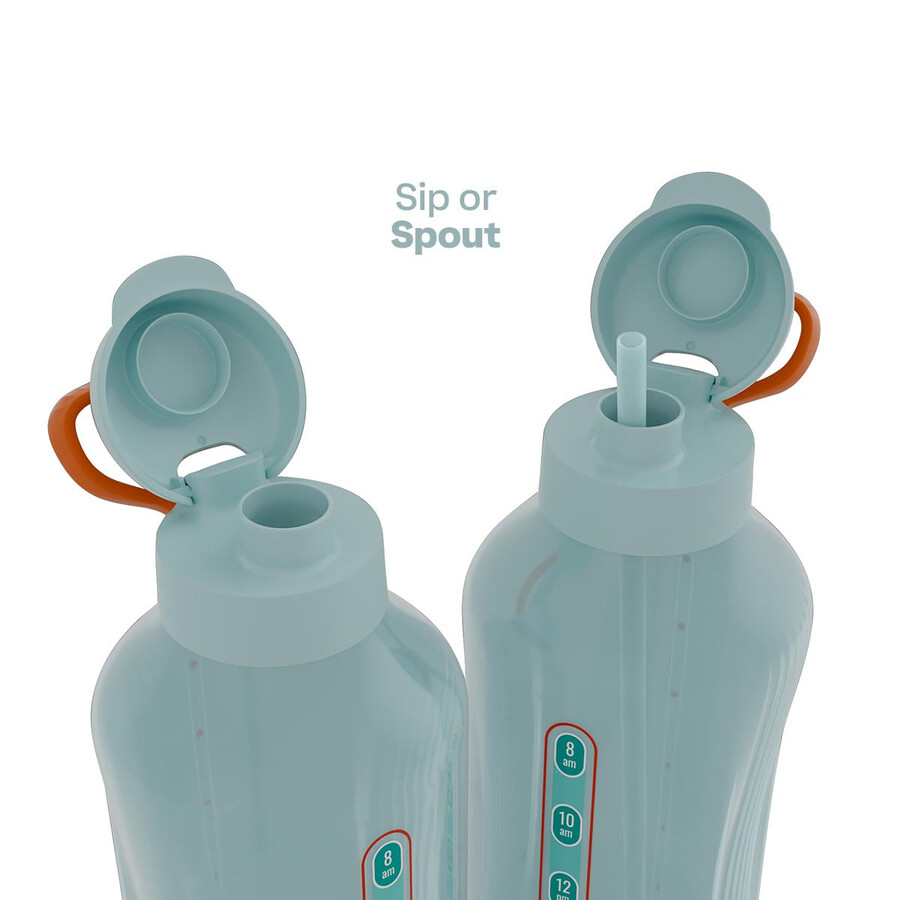 botella ecoaquavibe 2 l aguamarina