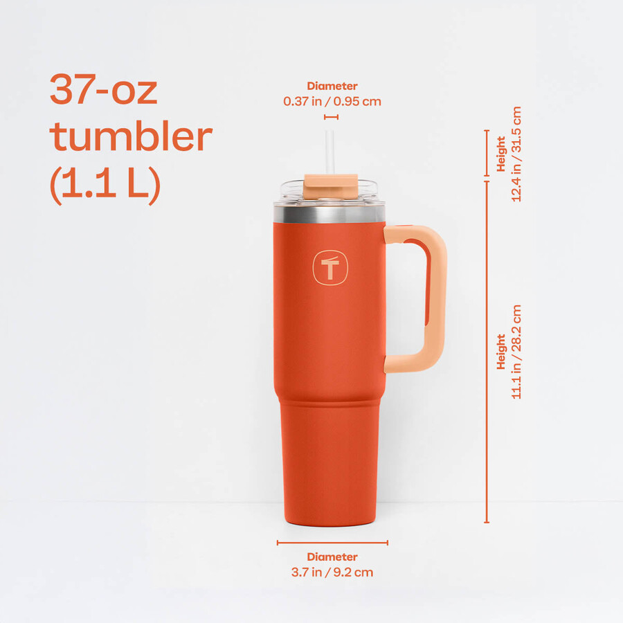 vaso tupperware big t 37 oz 1.1 l marigold-muse