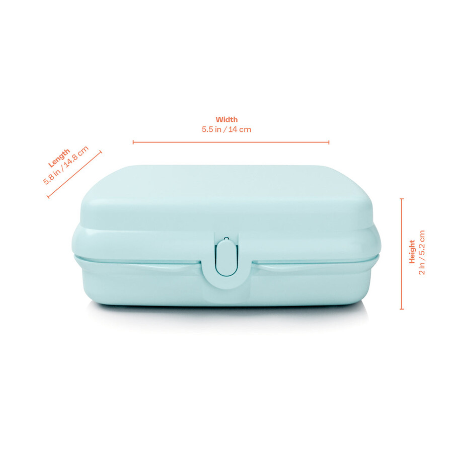 tupperware sandwich keepers - 2 loncheras fáciles de abrir para niños