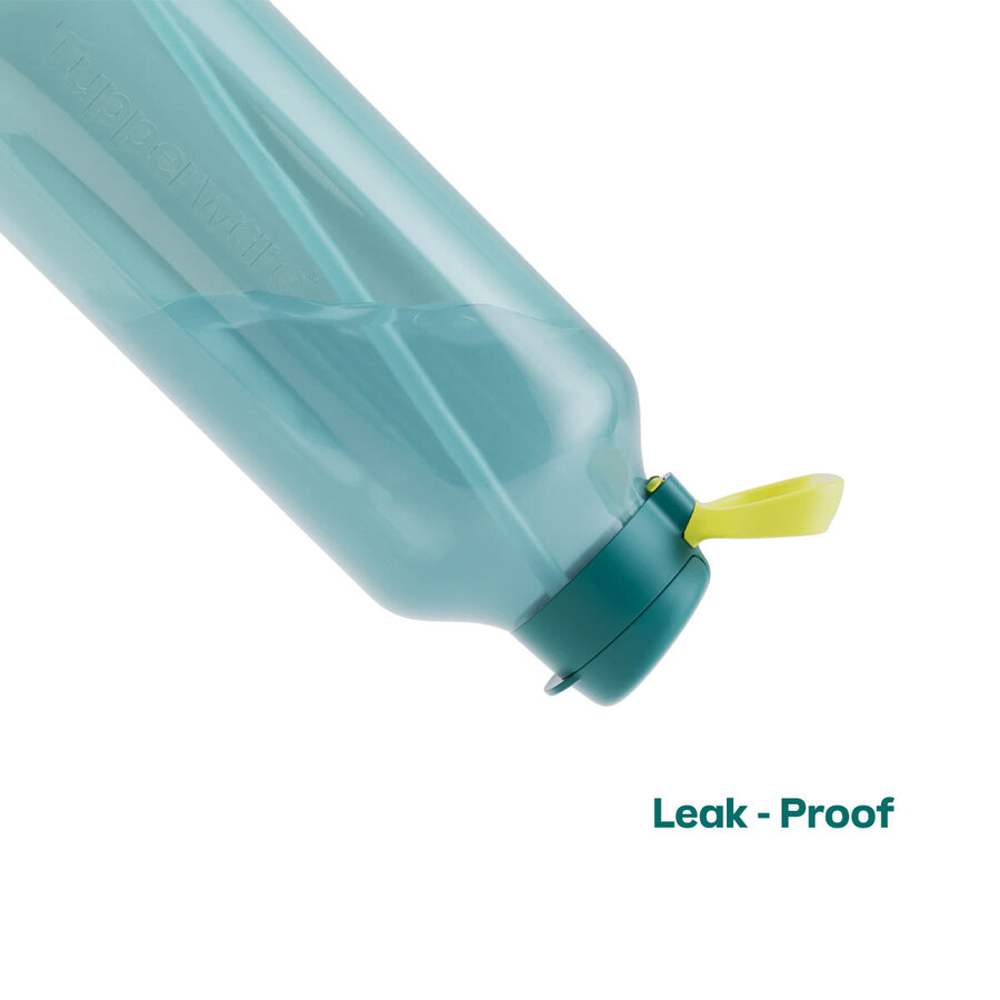 botella de agua tupperware aquavibe 2 l verde verde misterioso